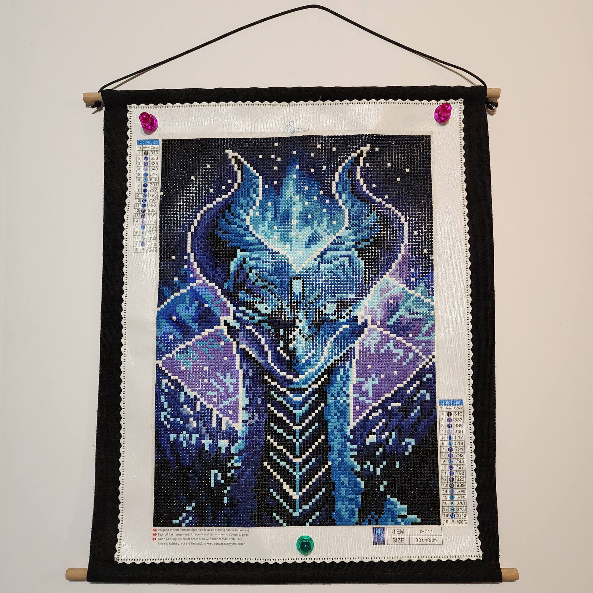 35cm x 45cm Magnetic Dowel Poster Hanger